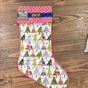 Matilda Jane Festive Stocking with Red and Green Accents